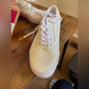 Vans Old Skool UV Glitter Pink Women 7.5